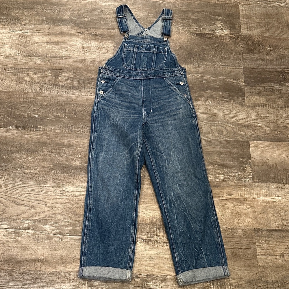 Abercrombie & Fitch Blue‎ Denim Overalls